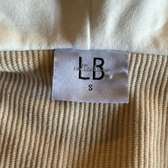 Soft Corduroy Shirt Jacket with Hood by LB Collection ~ Small - Picture 5 of 7